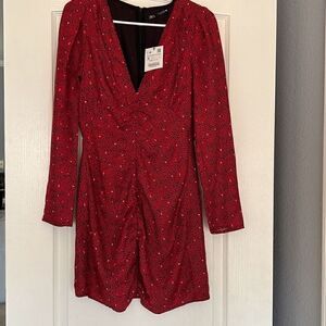 Zara long sleeves mini dress S